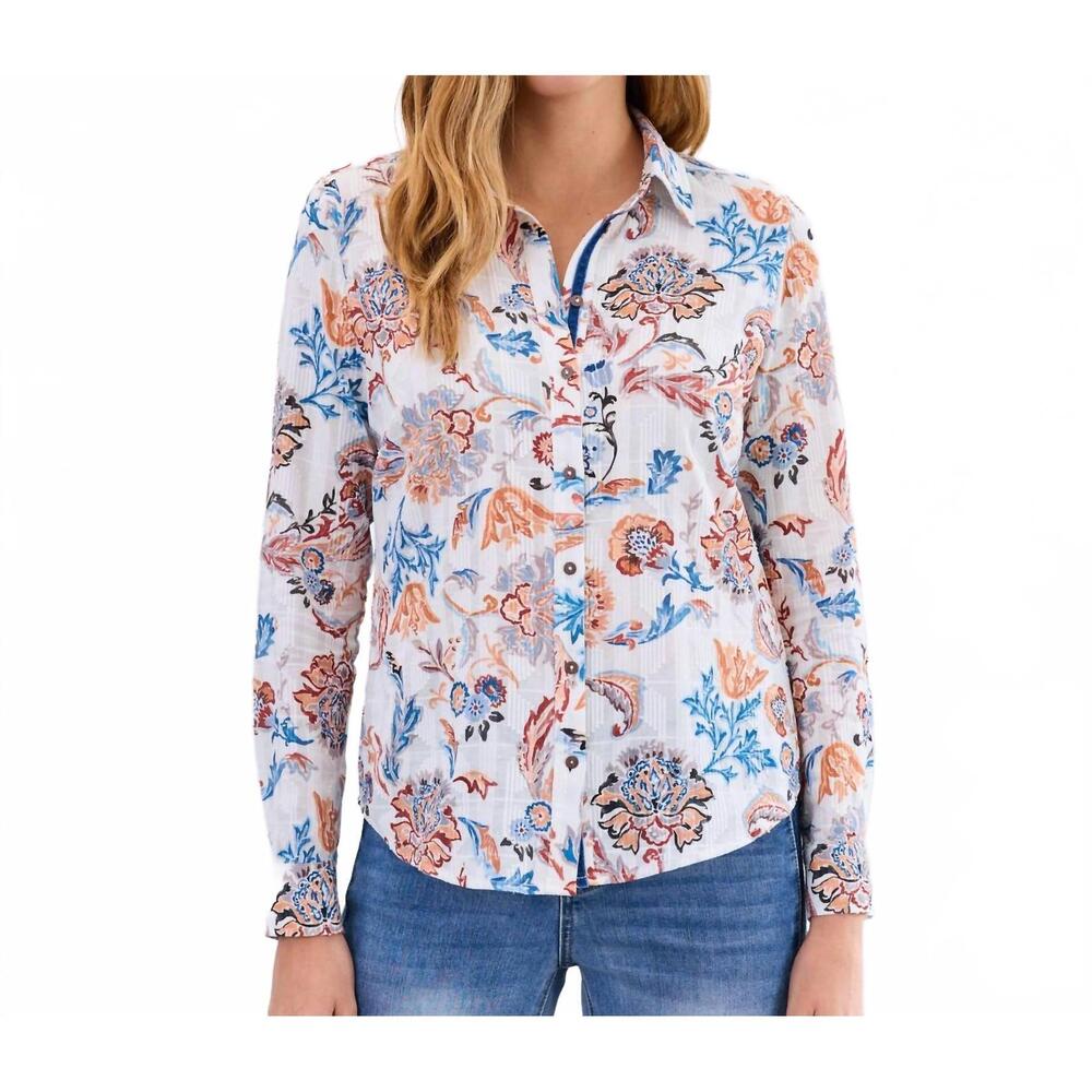 NEW FDJ women's classic long sleeve top in ivory